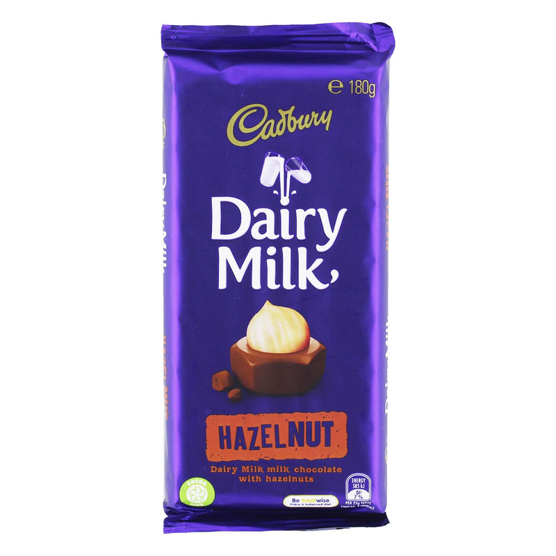 Cadbury Dairy Milk Hazelnut Chocolate Bar 180g