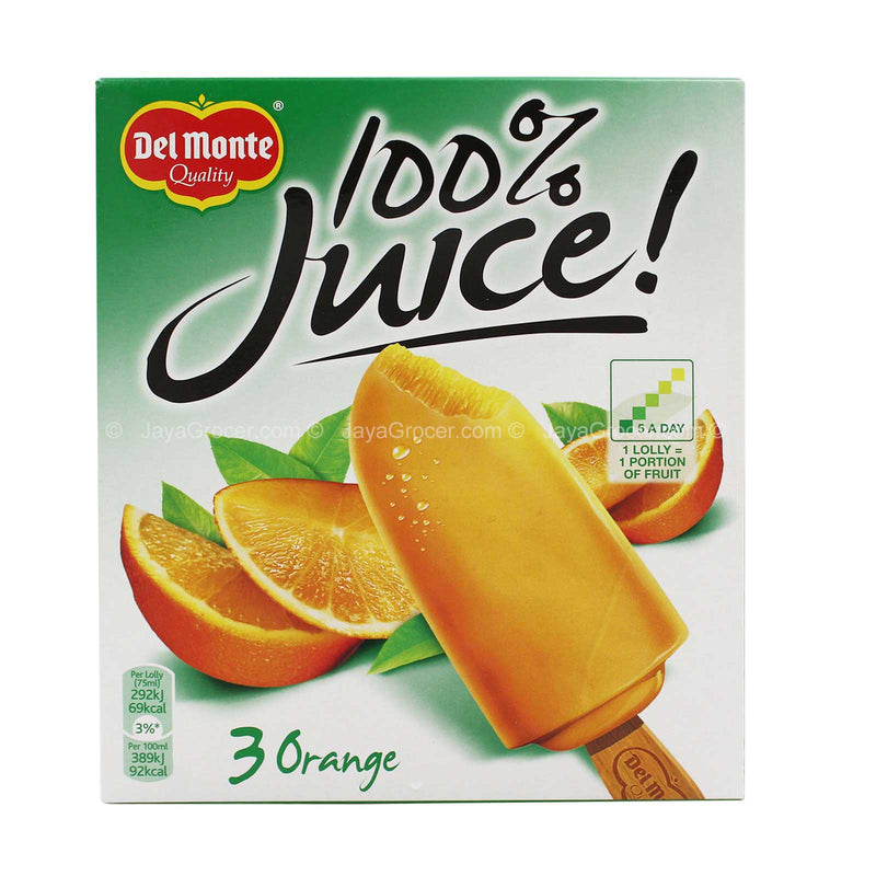Del Monte 100% Juice Orange 75ml
