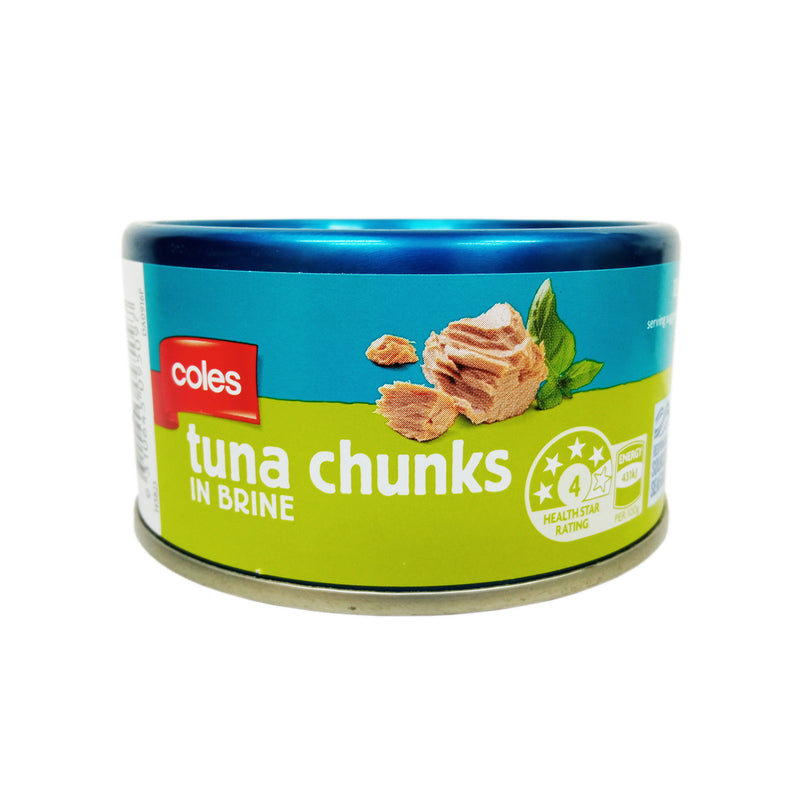 Coles Tuna Chunks In Brine 185g