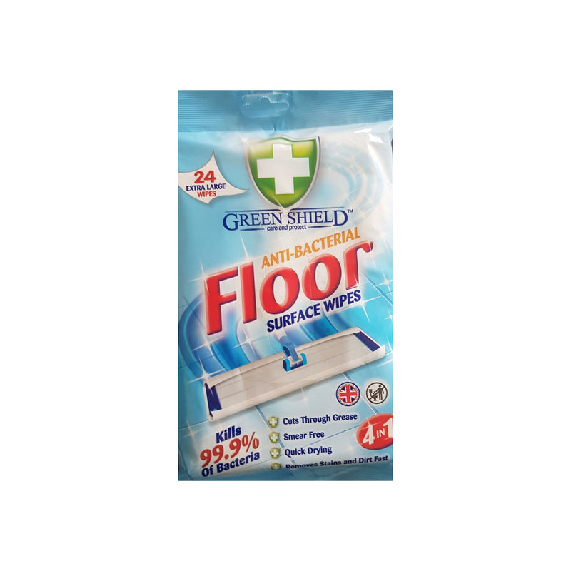 Green Shield Anti Bacterial Floor Surface Wipes (Extra Large) 1pack
