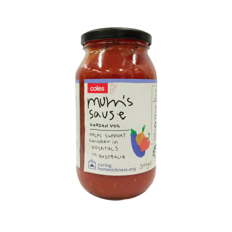 Coles Mum's Sauce garden Vegetables 500g