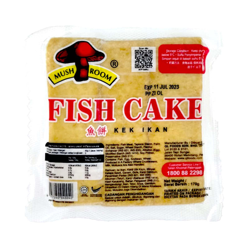 Mushroom Long Fish Cake (Kek Ikan) 170g