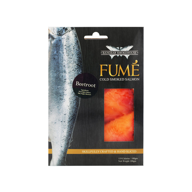 Fume Smoked Beetroot Salmon 100g