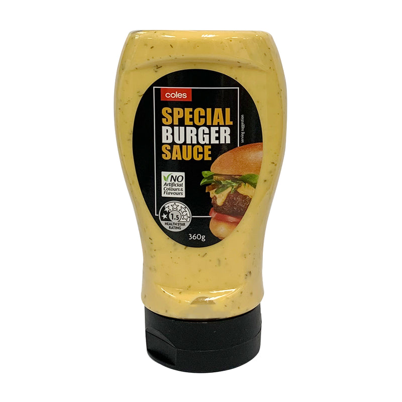 Coles Special Burger Sauce 360g