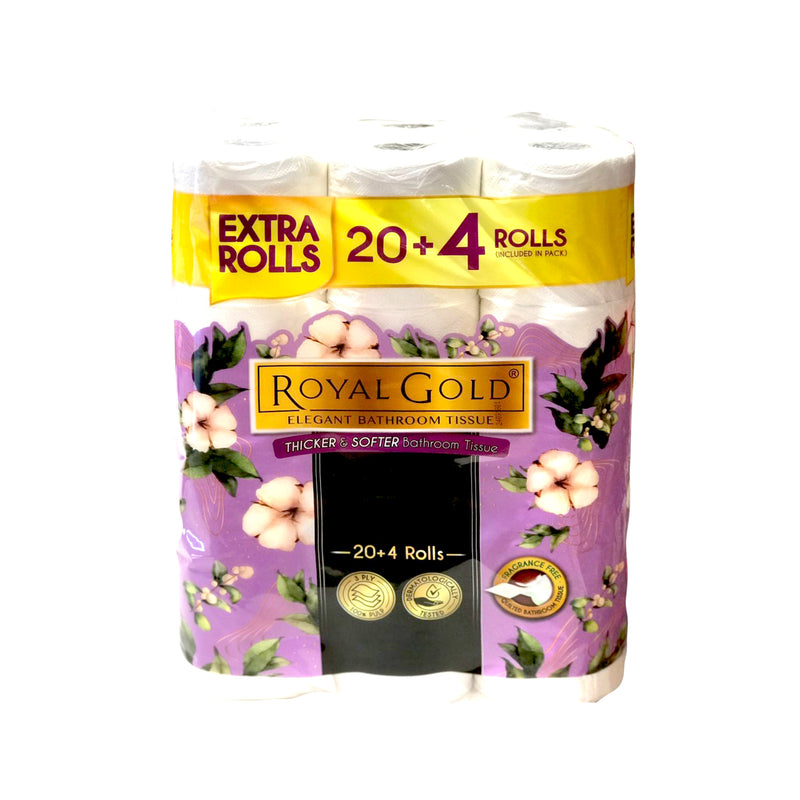Royal Gold Elegant Toilet Roll 24pcs/pack
